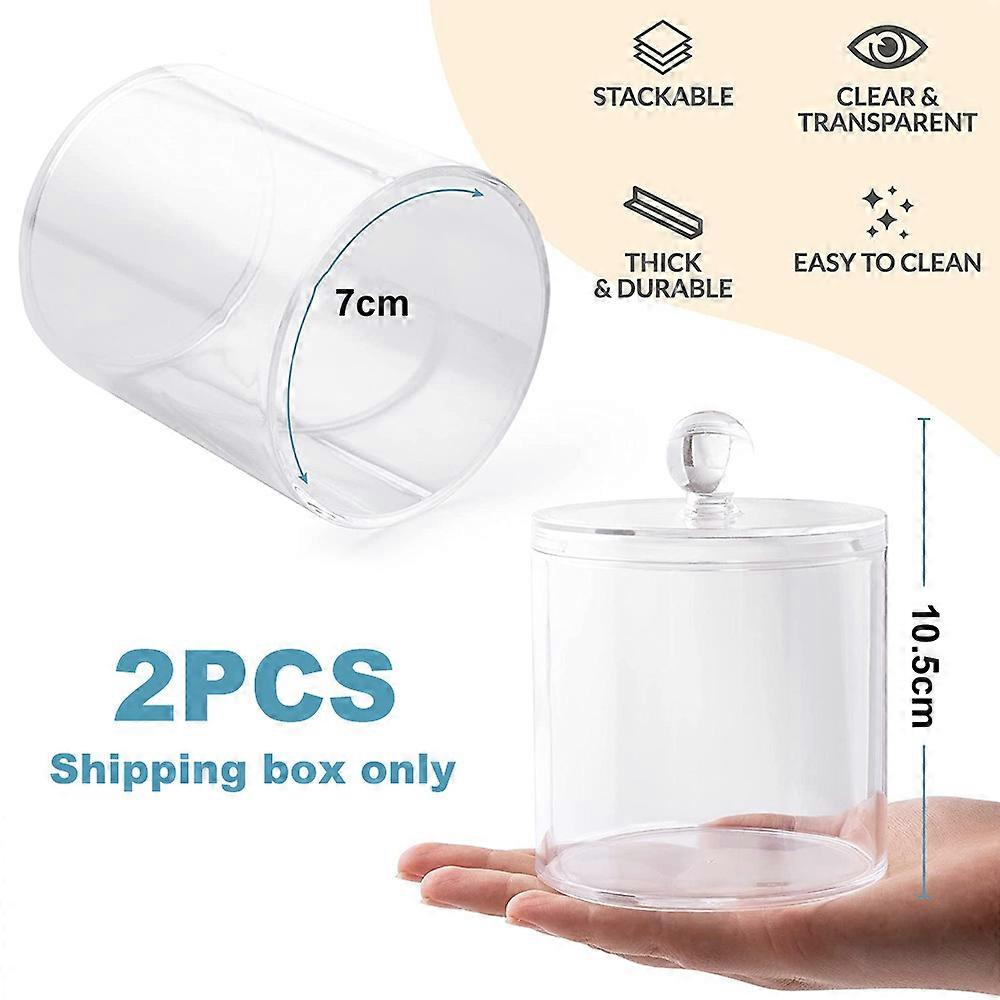 Space-Saving Durable Clear Apothecary Jar