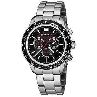 Swiss Quartz Analog Man Watch Roadster With Stainless Steel Bracelet 01.0853.107