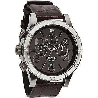 Nixon 48/20 Quarz Analog Man Uhr mit Kuhfell Armband A3631887