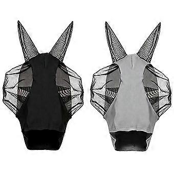Pasture & Arena Horse Fly Mask  Breathable with Wide Eye Opening & UV Protection