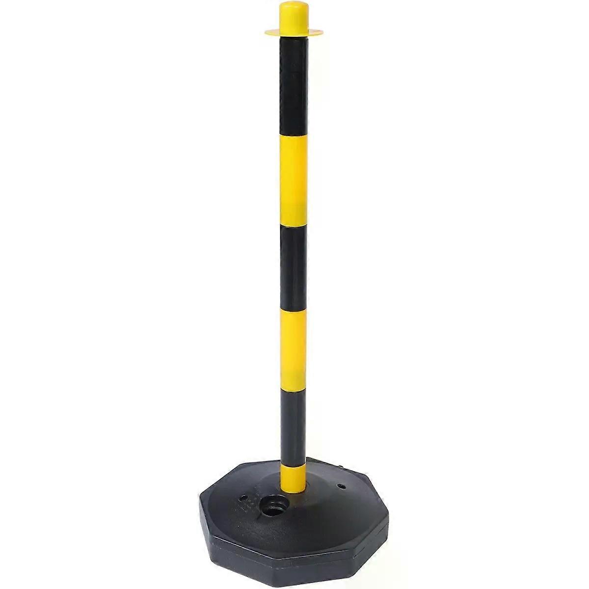 2pcs Water Filled Warning Column Traffic Barrier Plastic Parking Post