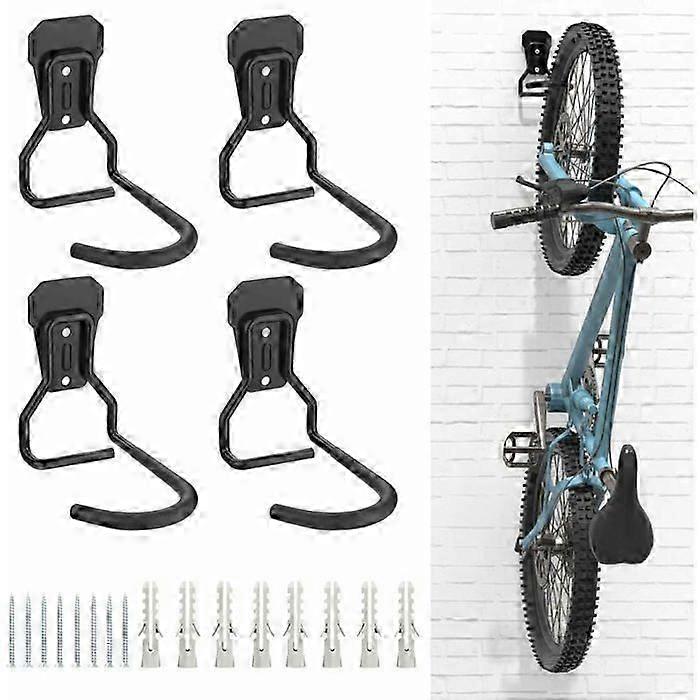 Vertical Space Saving Wall Bike Hook