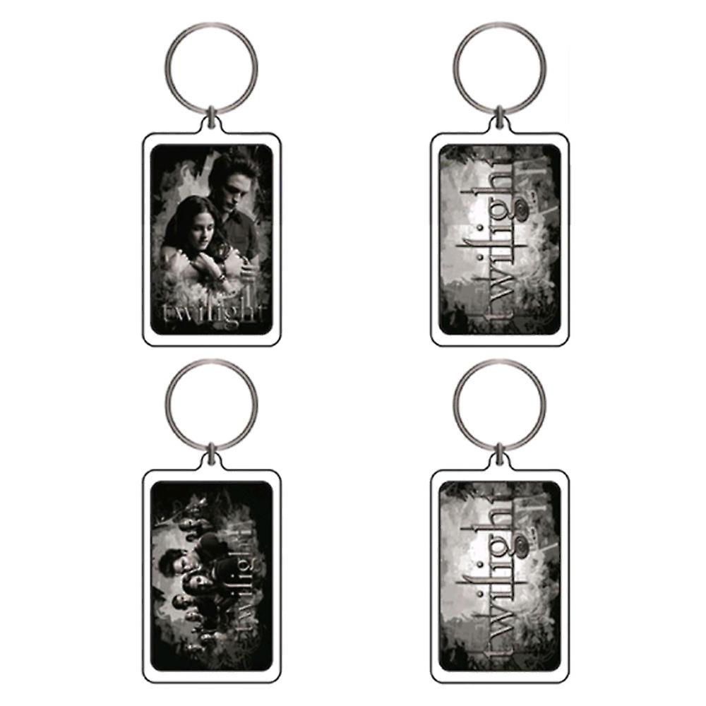 Highly Collectable Twilight Lucite Keychain E&F - Ed & Bella Cast BTS Version