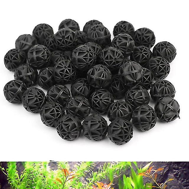 50pcs Bio-filter Balls, Supports Biological Aquarium Filtration Canister Filters With Cotton