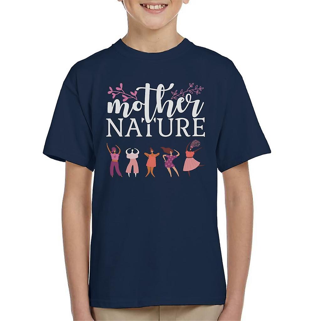 T-shirt menina poder mãe natureza infantil