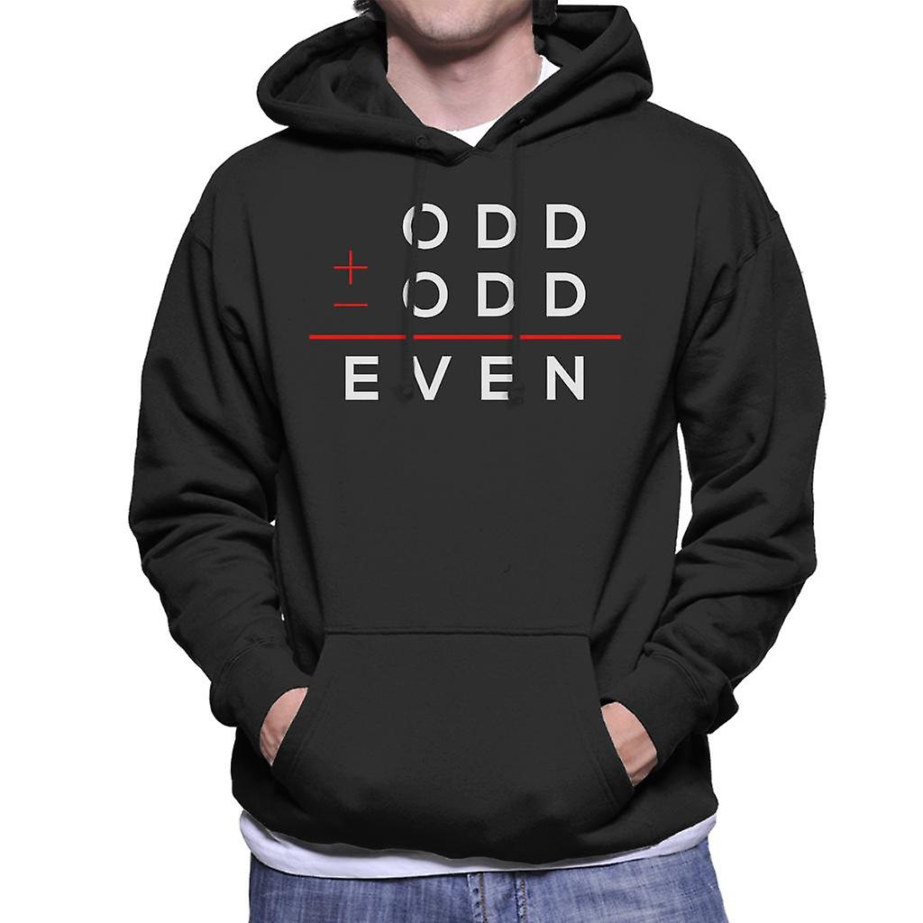 Udda Plus udda Equels även mäns Hooded Sweatshirt