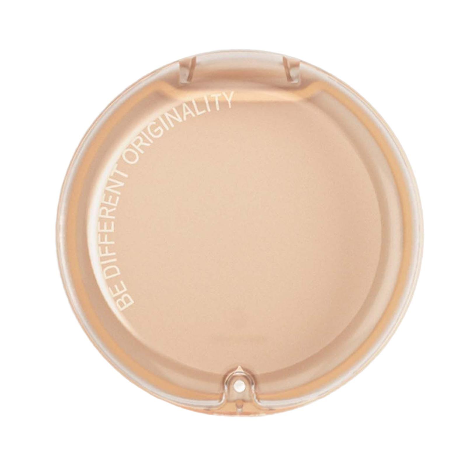 Retainer Case Aligner Magnetic Opening Dentures Storage Container Beige