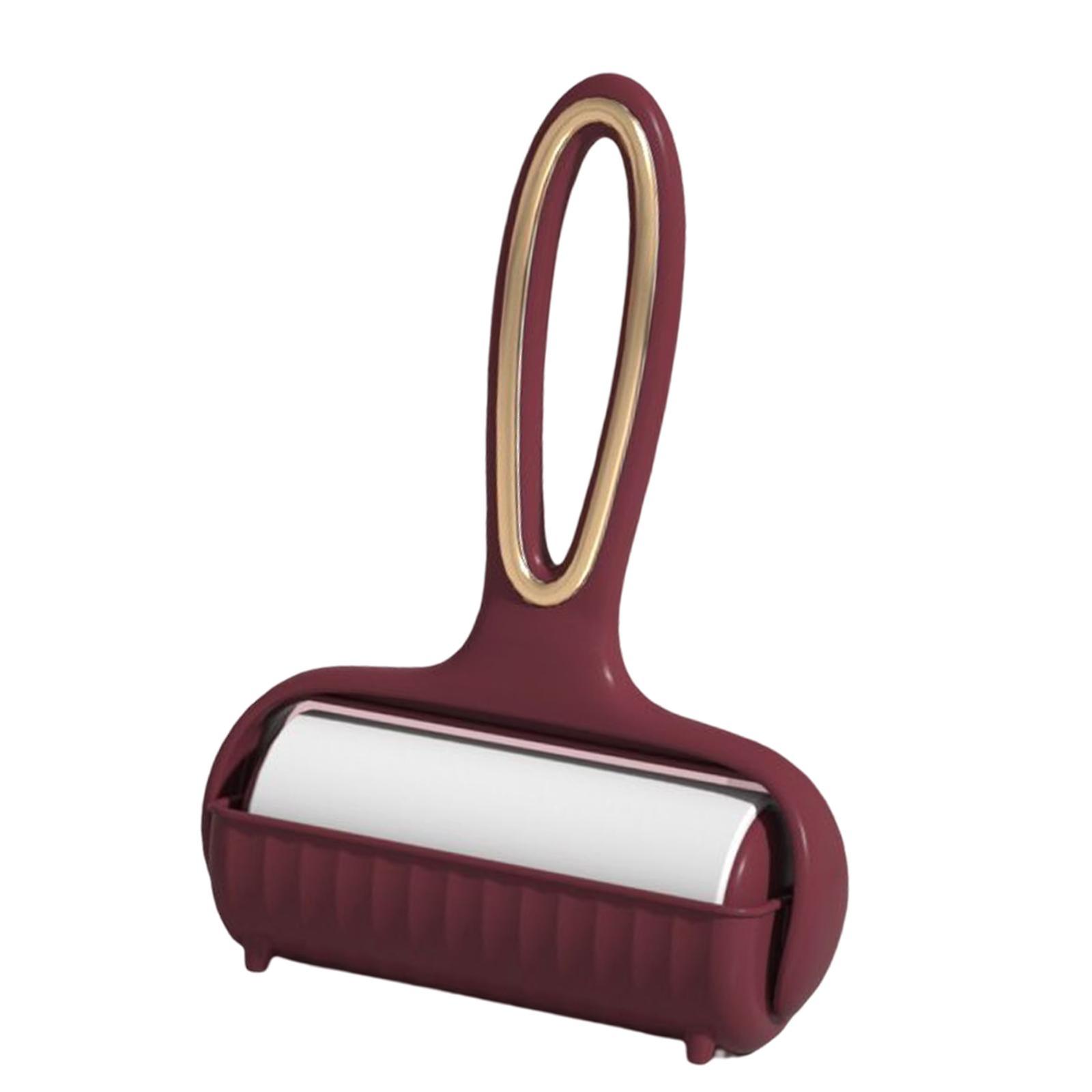 Reusable Lint Roller Tearable Lint Rollers Brush for Dust Pet Hair Remover Red