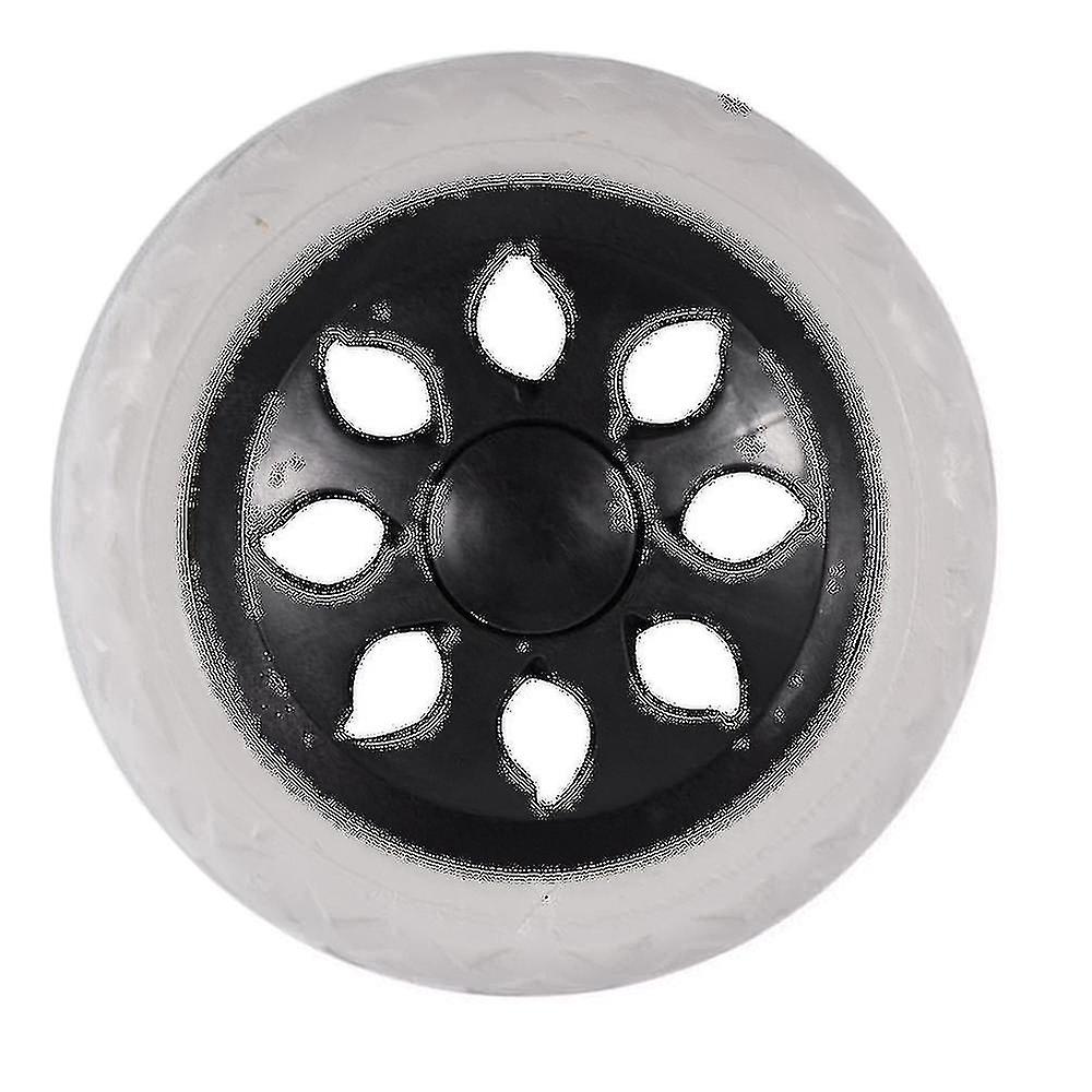 Black White Plastic Core Foam Cartwheel Casters