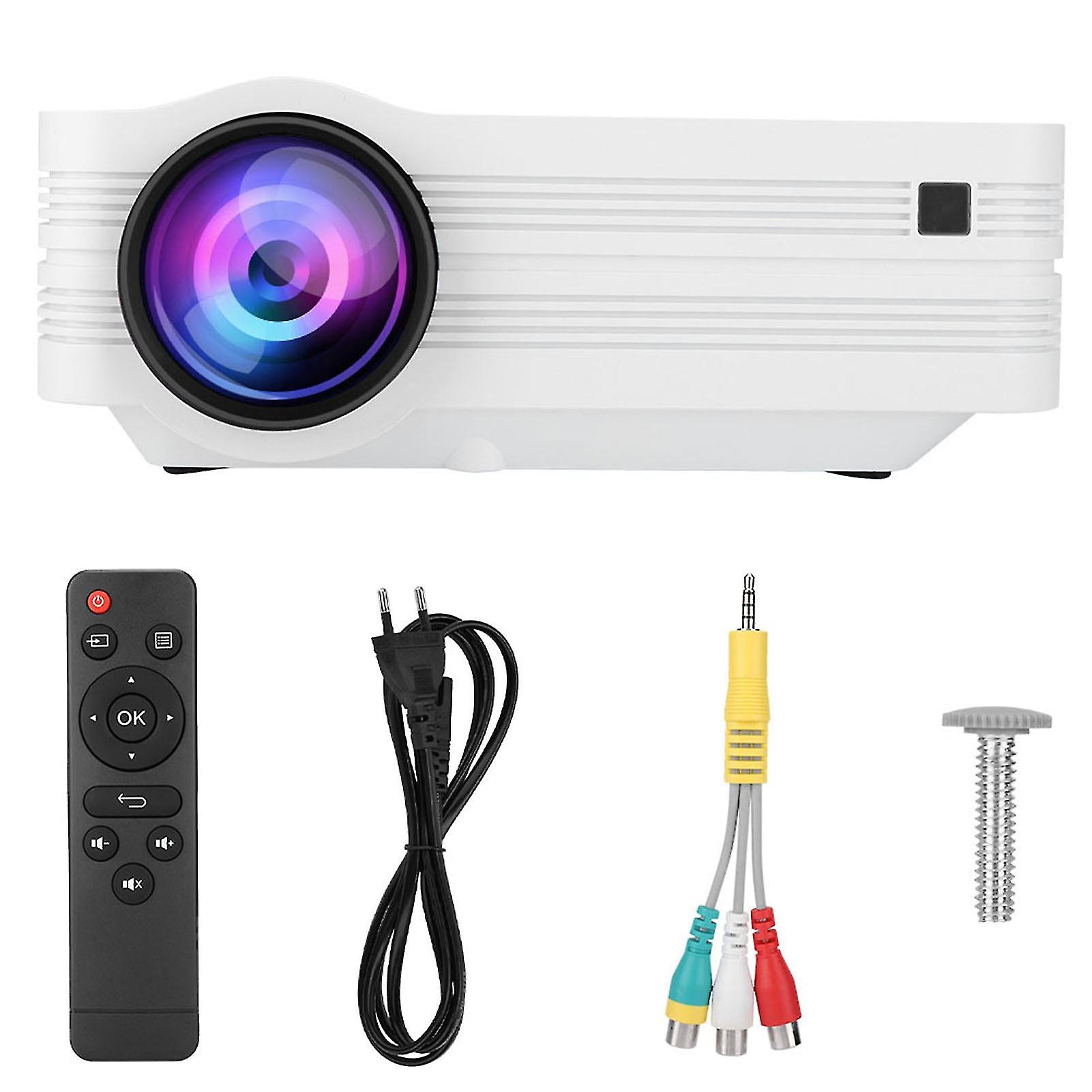 Full Hd Led Home Cinema Projector 1920*1080 Lcd Digital Video High Definition Multimedia Interface Theater Beamer Eu Plug