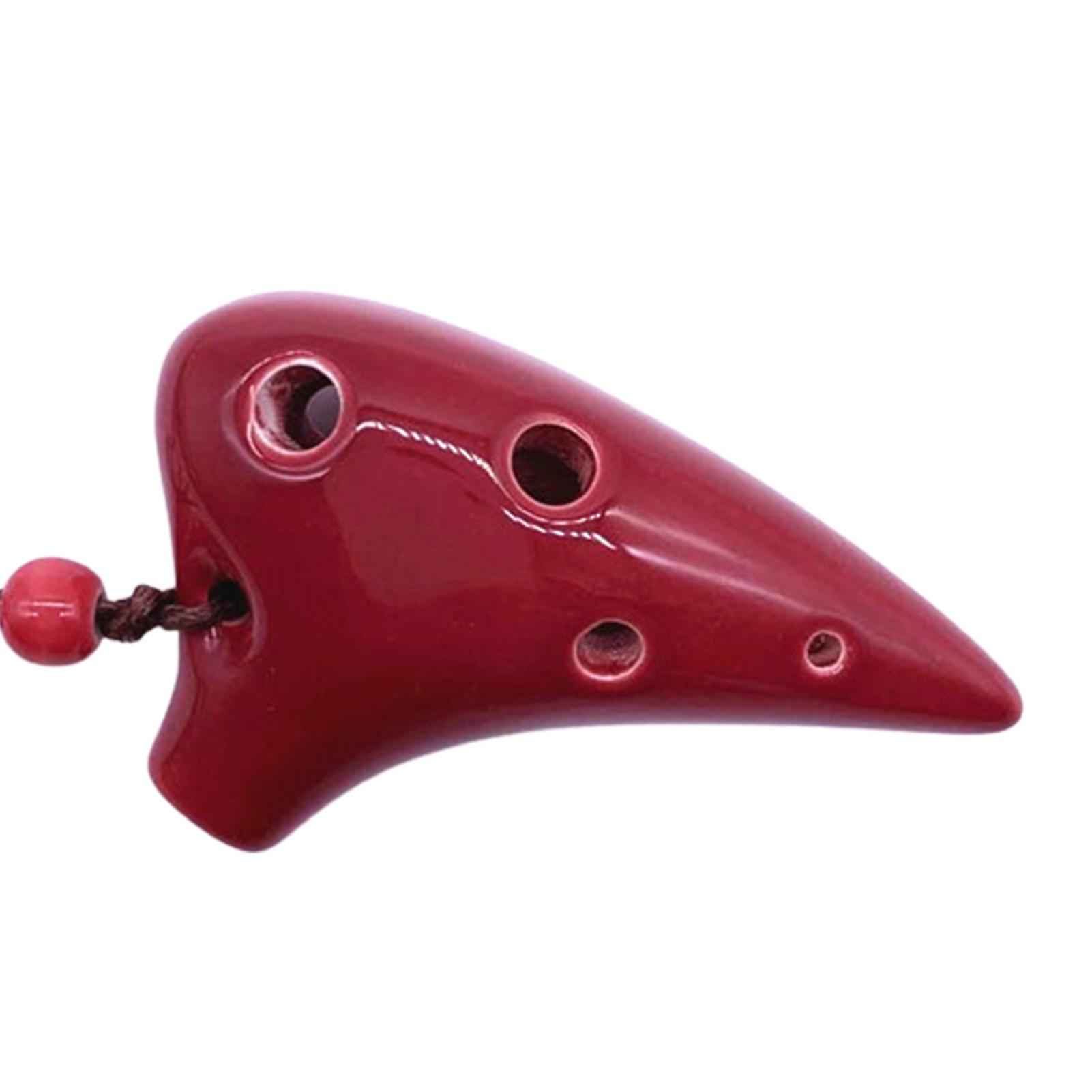 Ocarina 6 μίνι Ocarina εραστών μουσικής μουσικών οργάνων 6 τρυπών κεραμική για τον εραστή μουσικής
