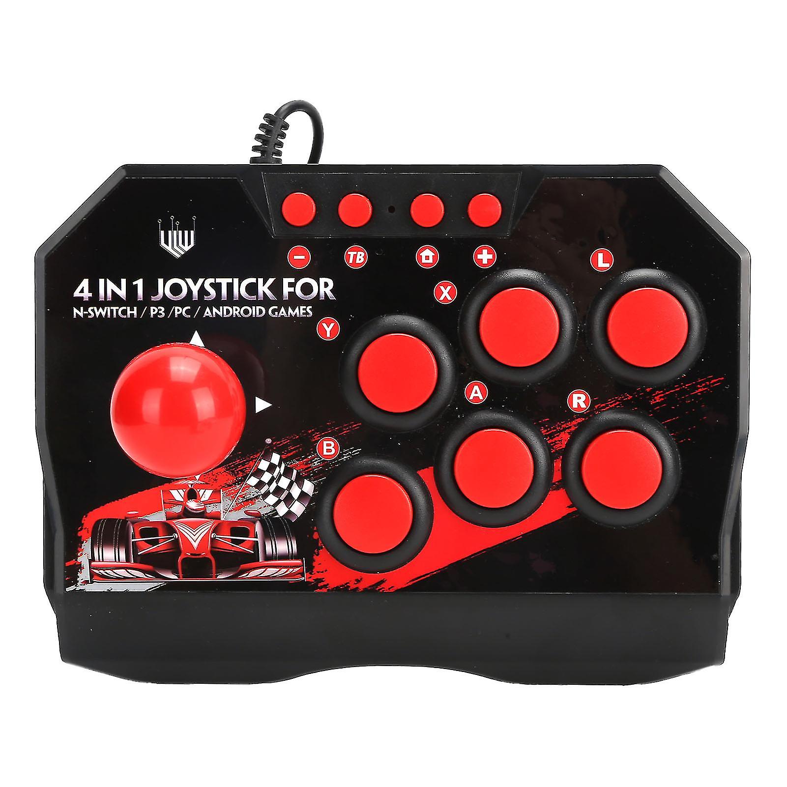 Wired Arcade Fight Stick Game Controller Accessories for Switch/PC/PS3 Arcade Games
