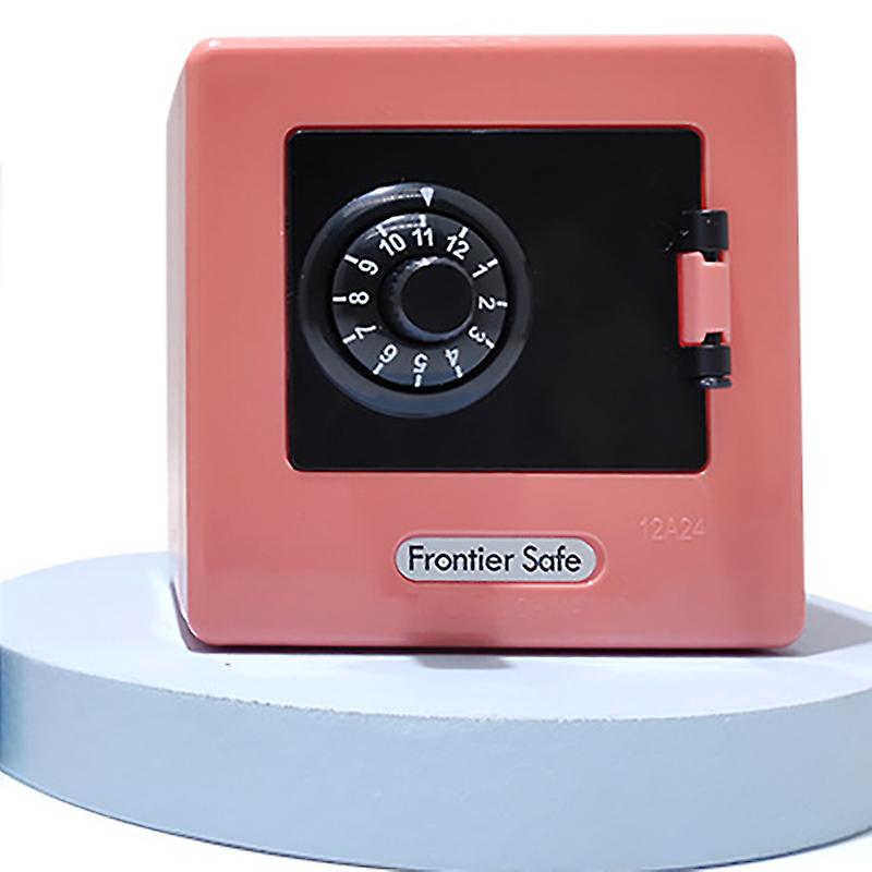 1pc Cartoon Simulation Money Boxes Rotating Password Lock Money Jar Piggy Bank Creative Mini Kids Coin Saving Deposit Safe Box