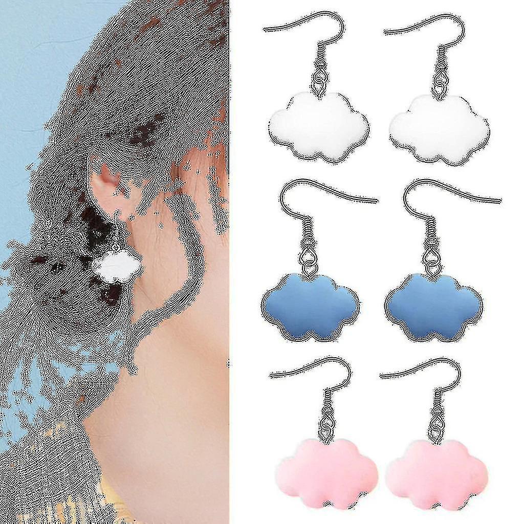 2pcs Cute Dangle Drop Earrings Sweet Earrings