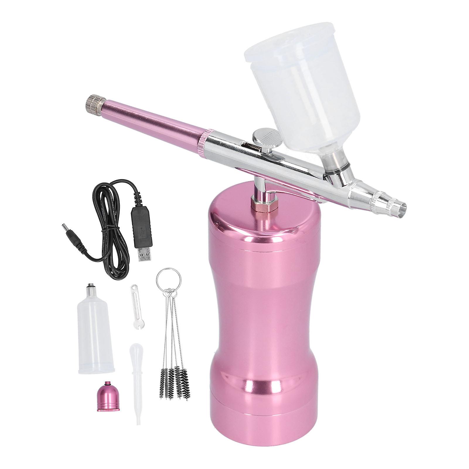 Compact USB & Battery-Powered Airbrush Set with 0.3mm Nozzle and Cleaning Kit