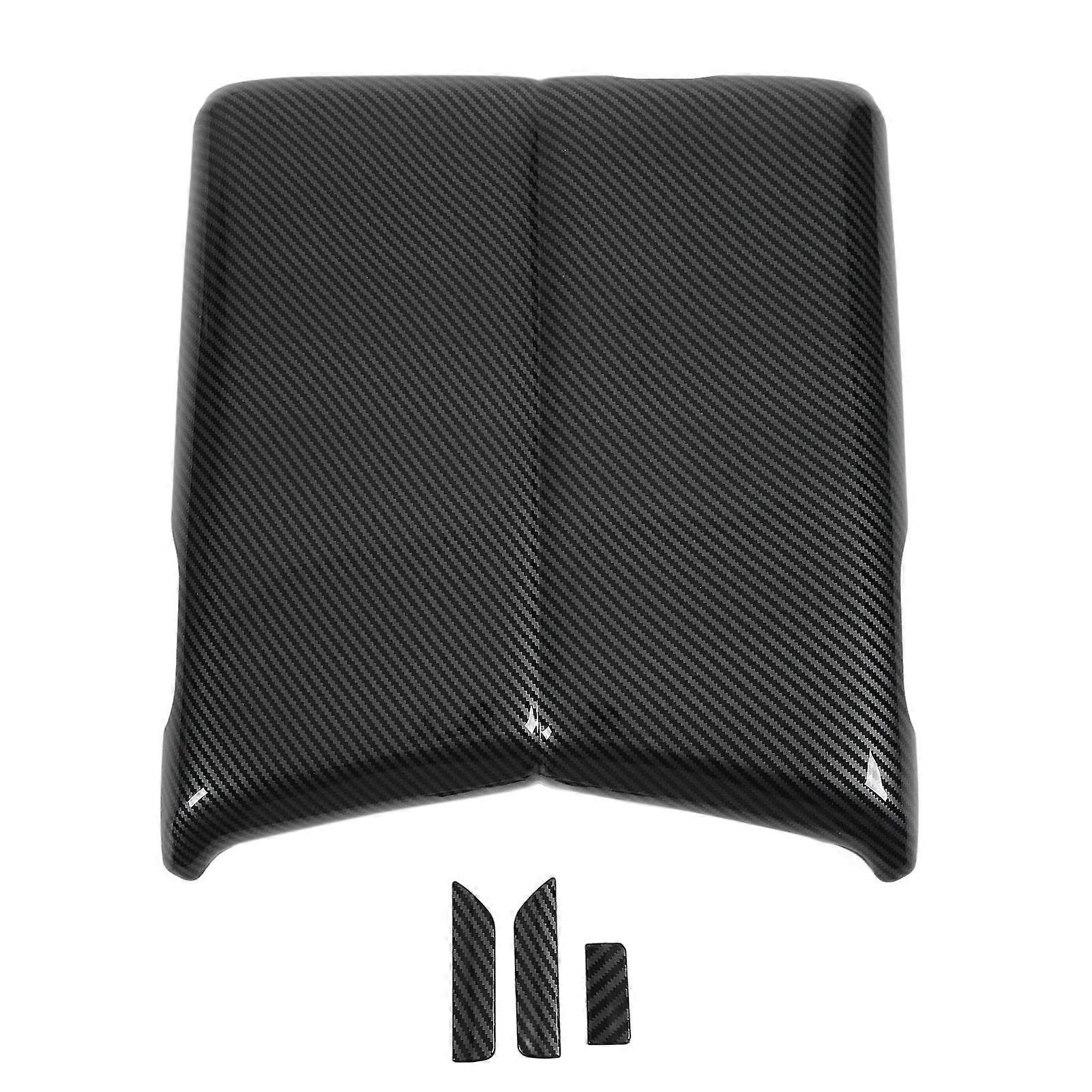 Carbon Fiber Console Armrest Cover Protector Replacement for Land Cruiser LC300 2023