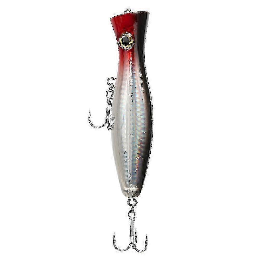 Künstlicher Popper-Fischköder 3D-Augen Meerwasser-Hartköder mit Hakenring Angelgerät003