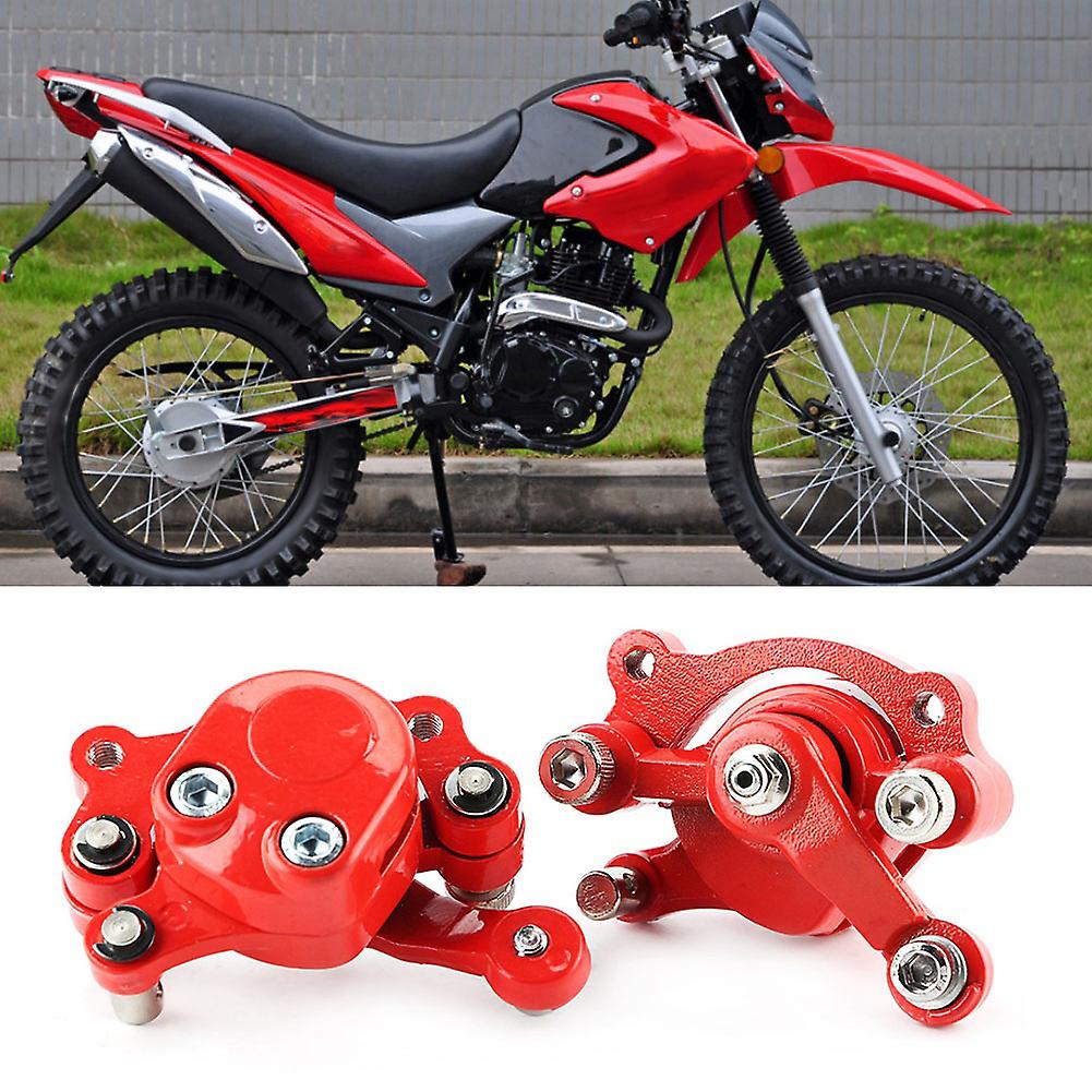 Front + Rear Disc Brake Calipers+Pads 49cc Mini PIT Dirt Quad Pocket Rocket Bike - Foto 5