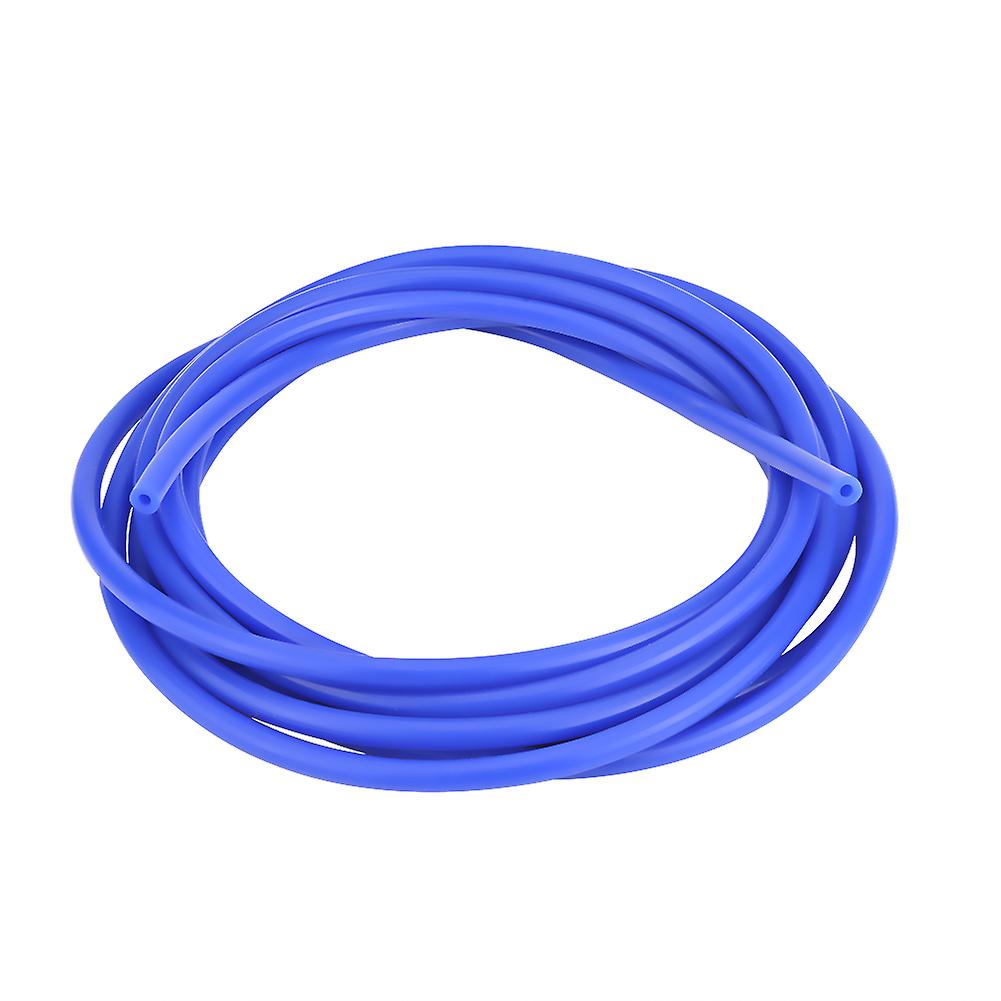 Universal Car Silicone Vacuum Hose 4mm 5 Meters Blue