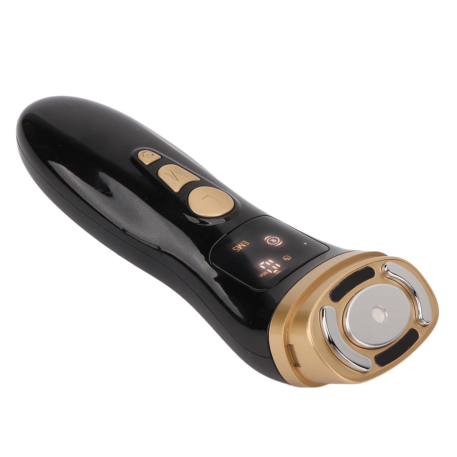 RF Mini Face LED Beauty Device, 5 Gears, Black, US Plug