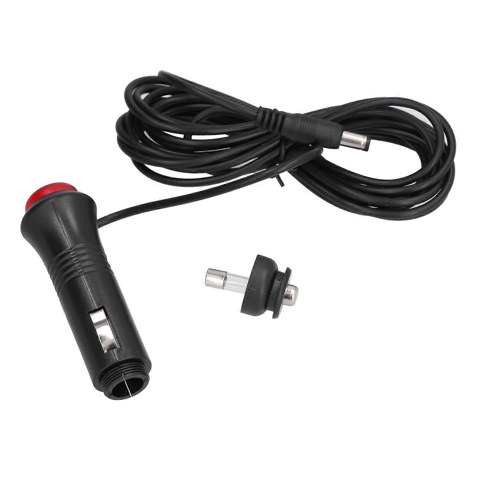 Cigarette Lighter Power Cable Car Cigarette Lighter Cable Adapter with Swtich Button for Cars