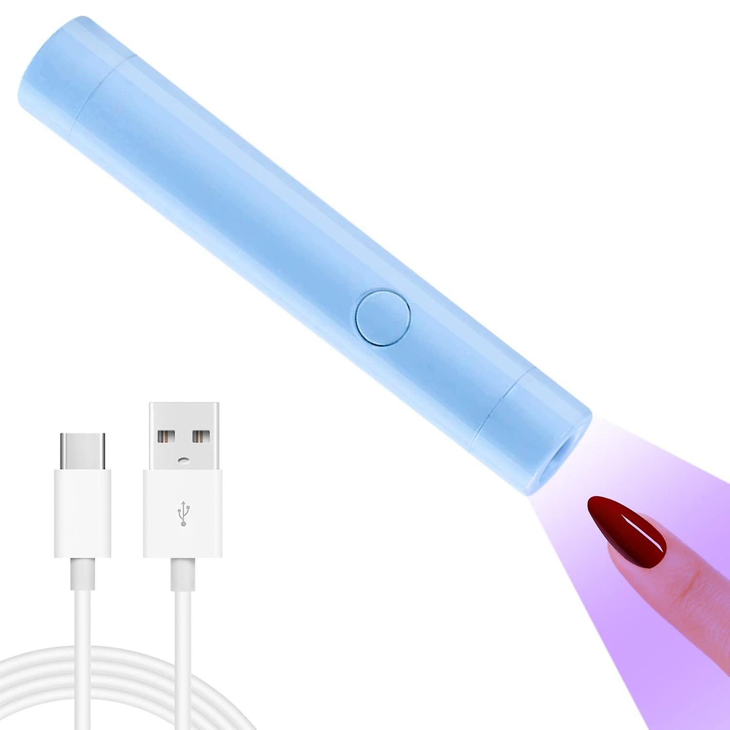 NICEMOON Portable Mini UV LED Pen Nail Lamp Dryer Gel Manicure UV Gel Lamp 3W Curing Lamp Quick Dry