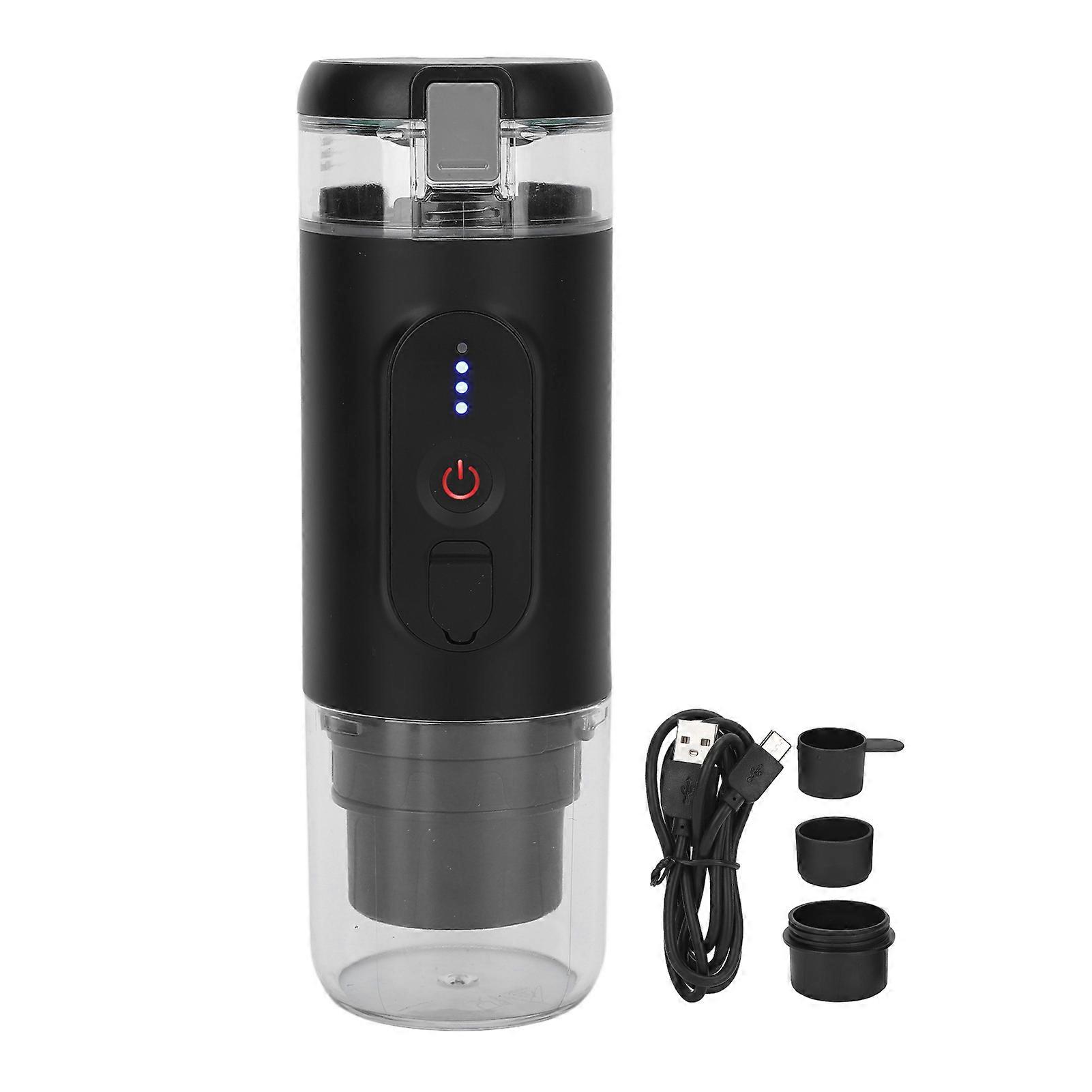 Travel Coffee Maker, Portable Espresso Machine with BMS Battery Management System, Self-Heating USB-C Coffee Machine for Home, Office, Camping, and