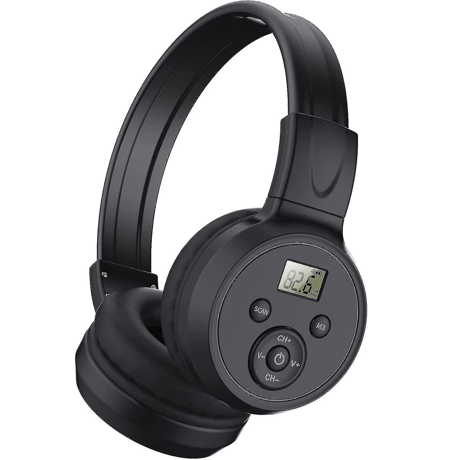 Fm Radio Headphone Migliore Ricezione Pieghevole Fm Headset Radio Fm 50-108mhz