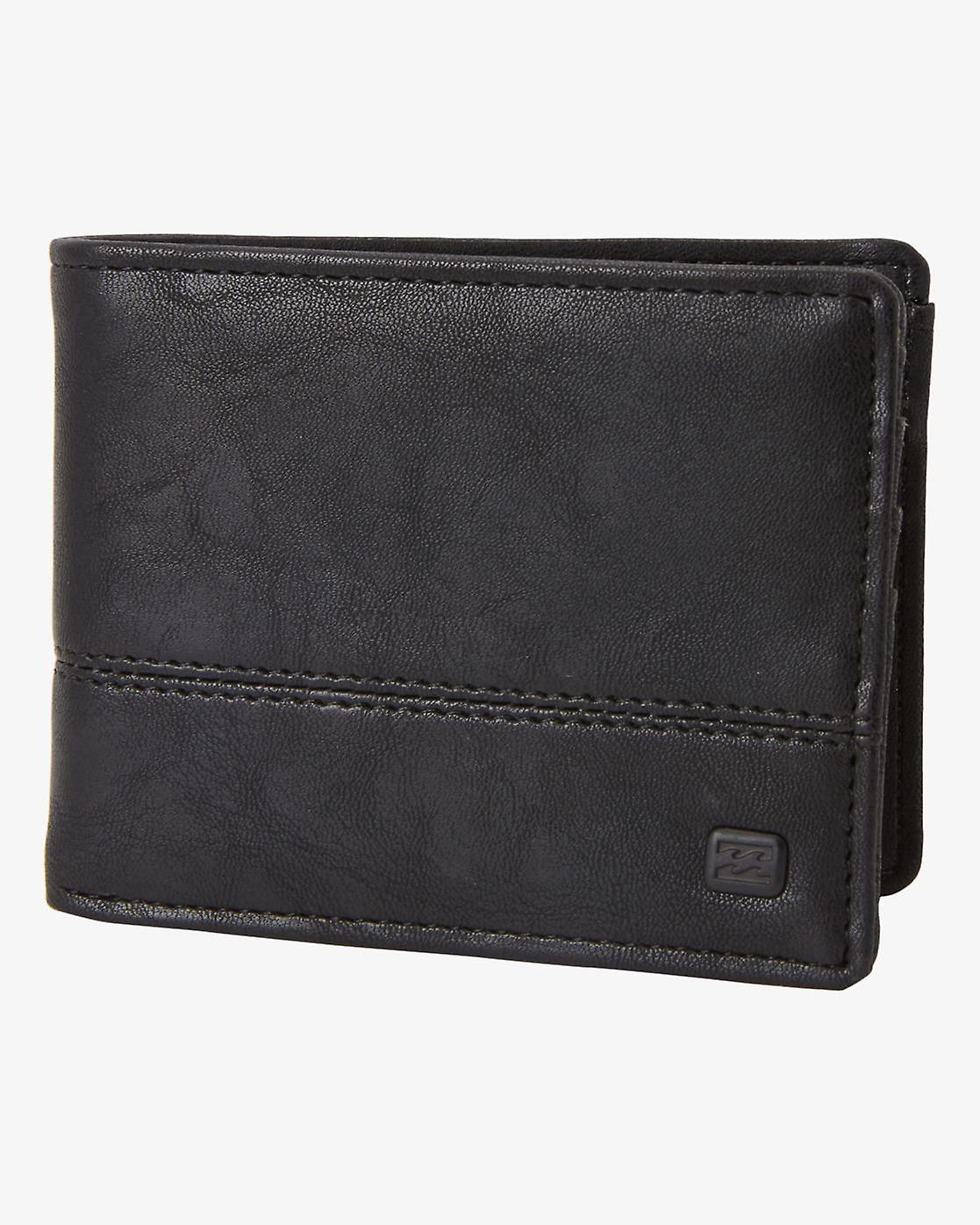 Billabong Faux lederen Bi-Fold portemonnee ~ dimensie nerf