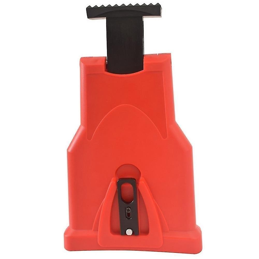 Red Portable Electric Chainsaw Sharpener Bar Mounted