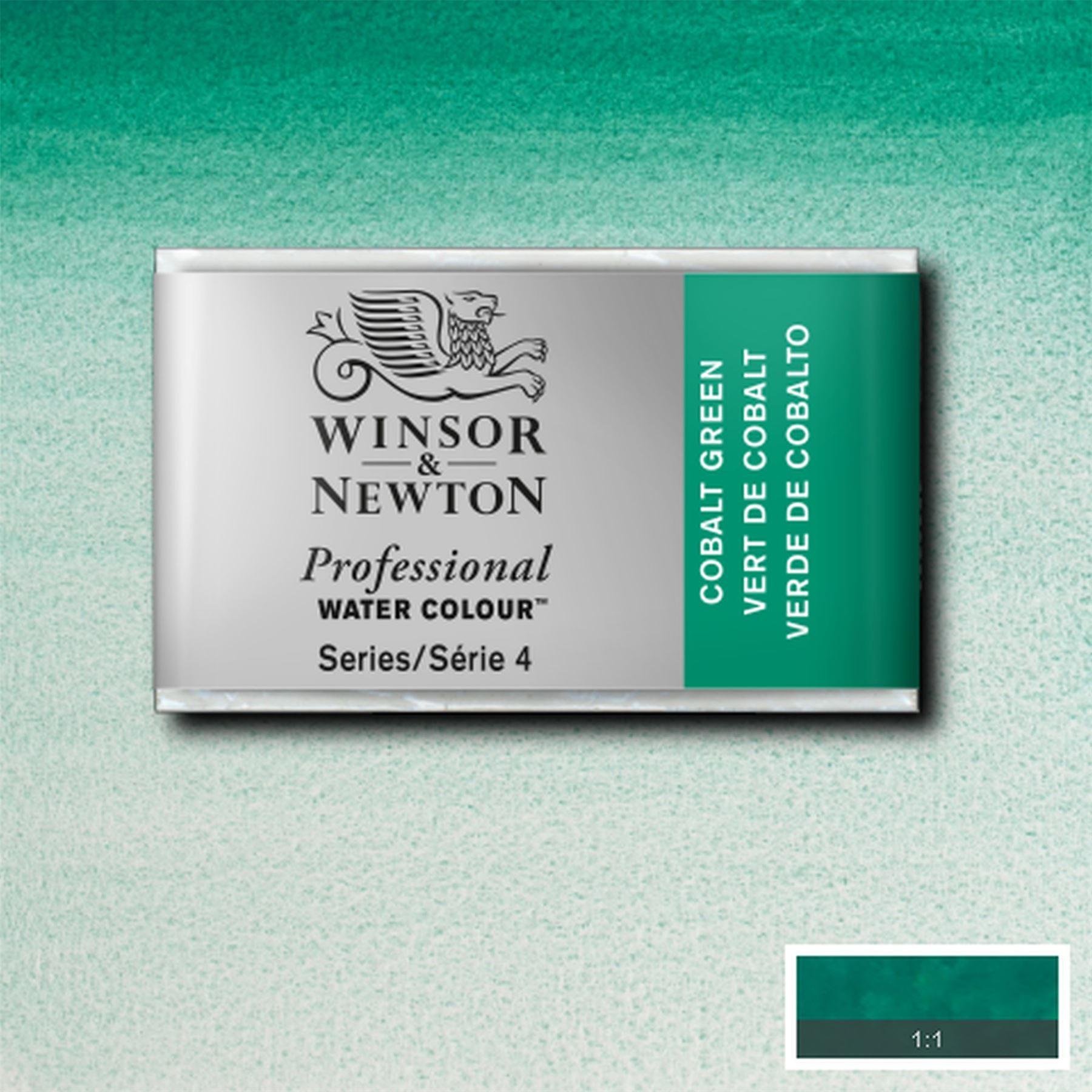 Winsor & Newton Professional Water Colour Whole Pan - Cobalt Green