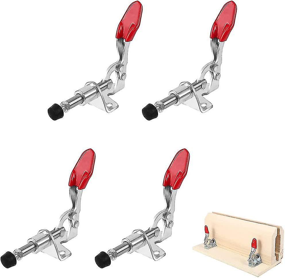 4 Pieces Toggle Clamp, Toggle Clamp, Quick Toggle Clamp, Release Toggle Clamp, Non-slip Adjustable M