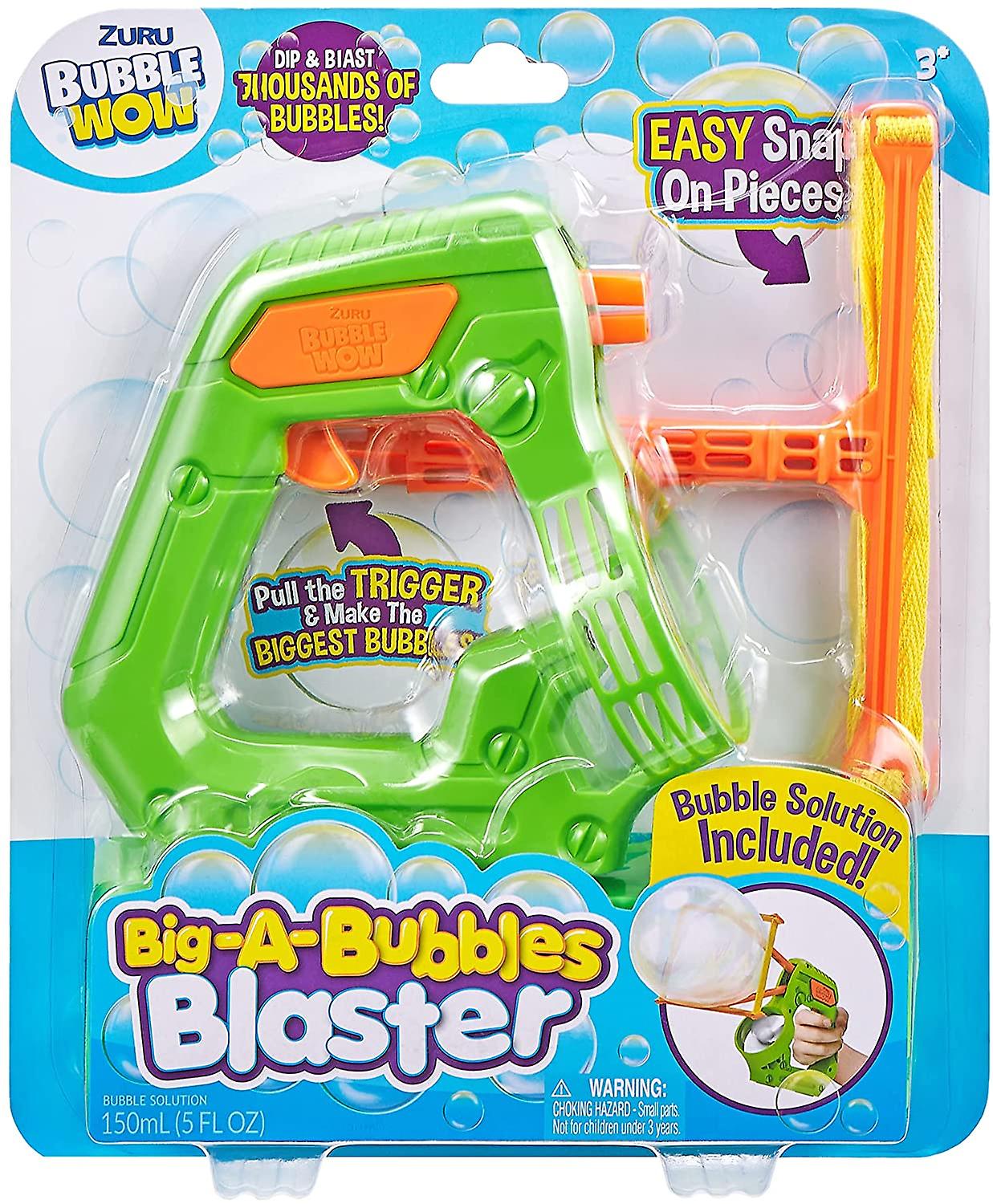 Zuru Big-A-Bubbles Blaster con solución