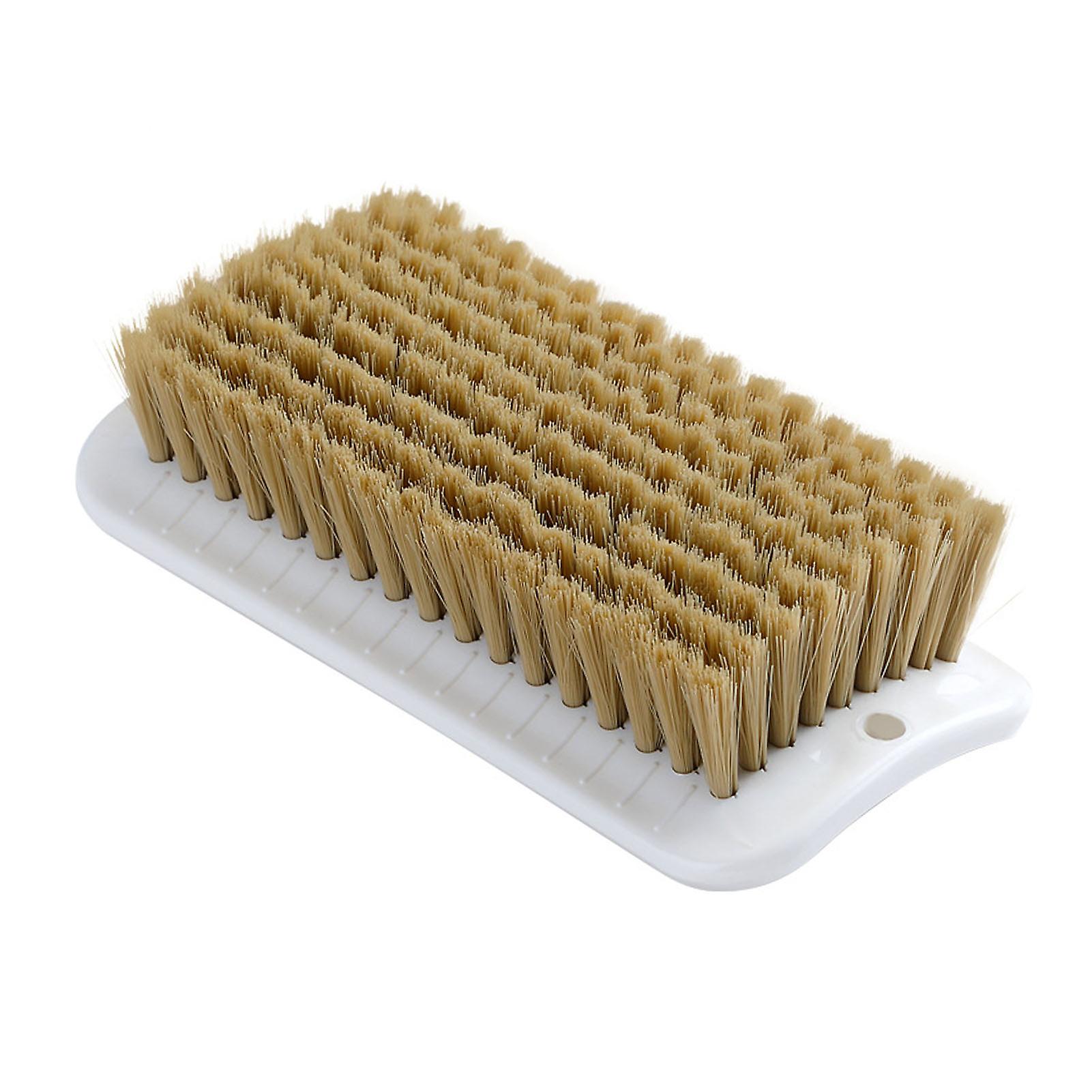 Scrub Brush Long and Dense Soft Bristles Multifunction Cleaning Hand Brush with Hanging Hole for Laundry Shoe Cleaning 