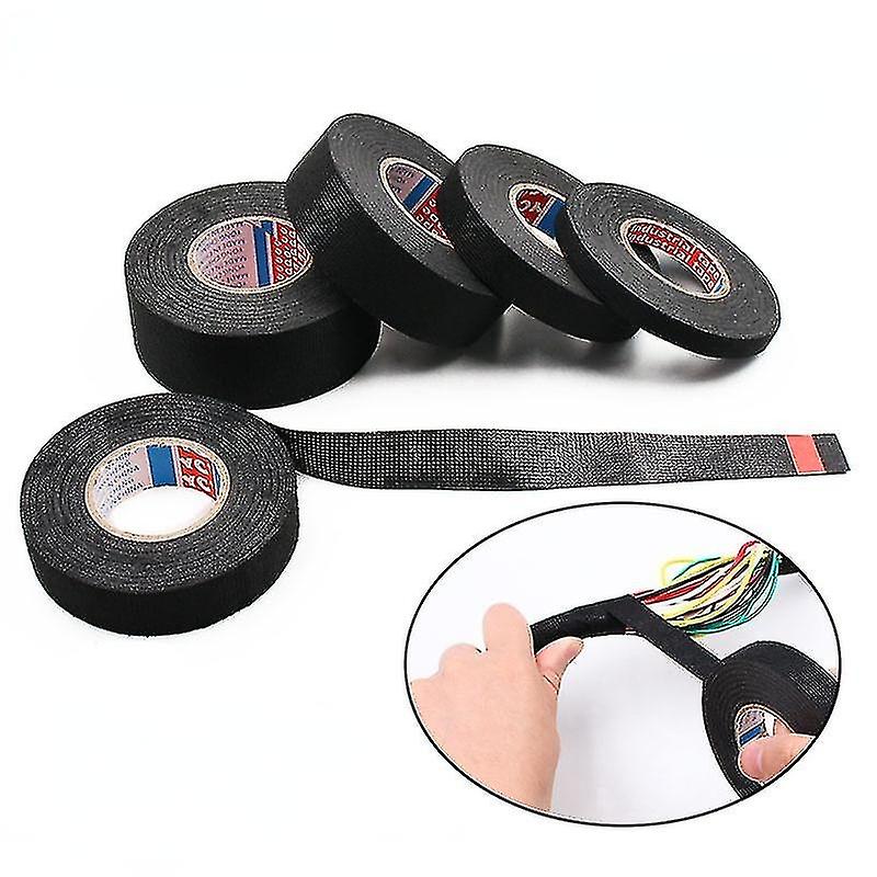Car Cable Cloth Fabric Tape Protection Heat-resistant Adhesive Fabric Tape(19mm)