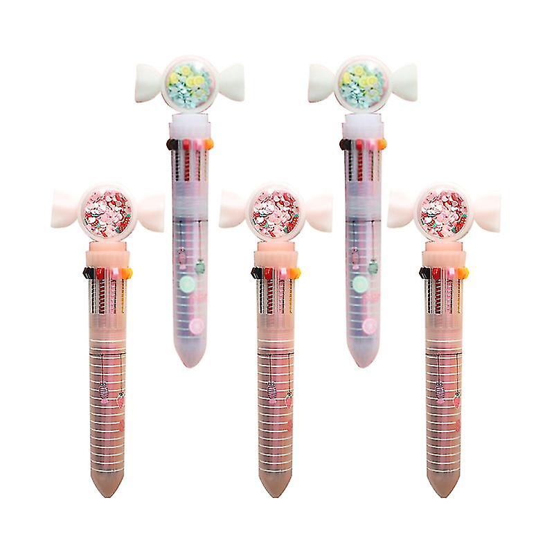 5pcs Press Ballpoint Pens