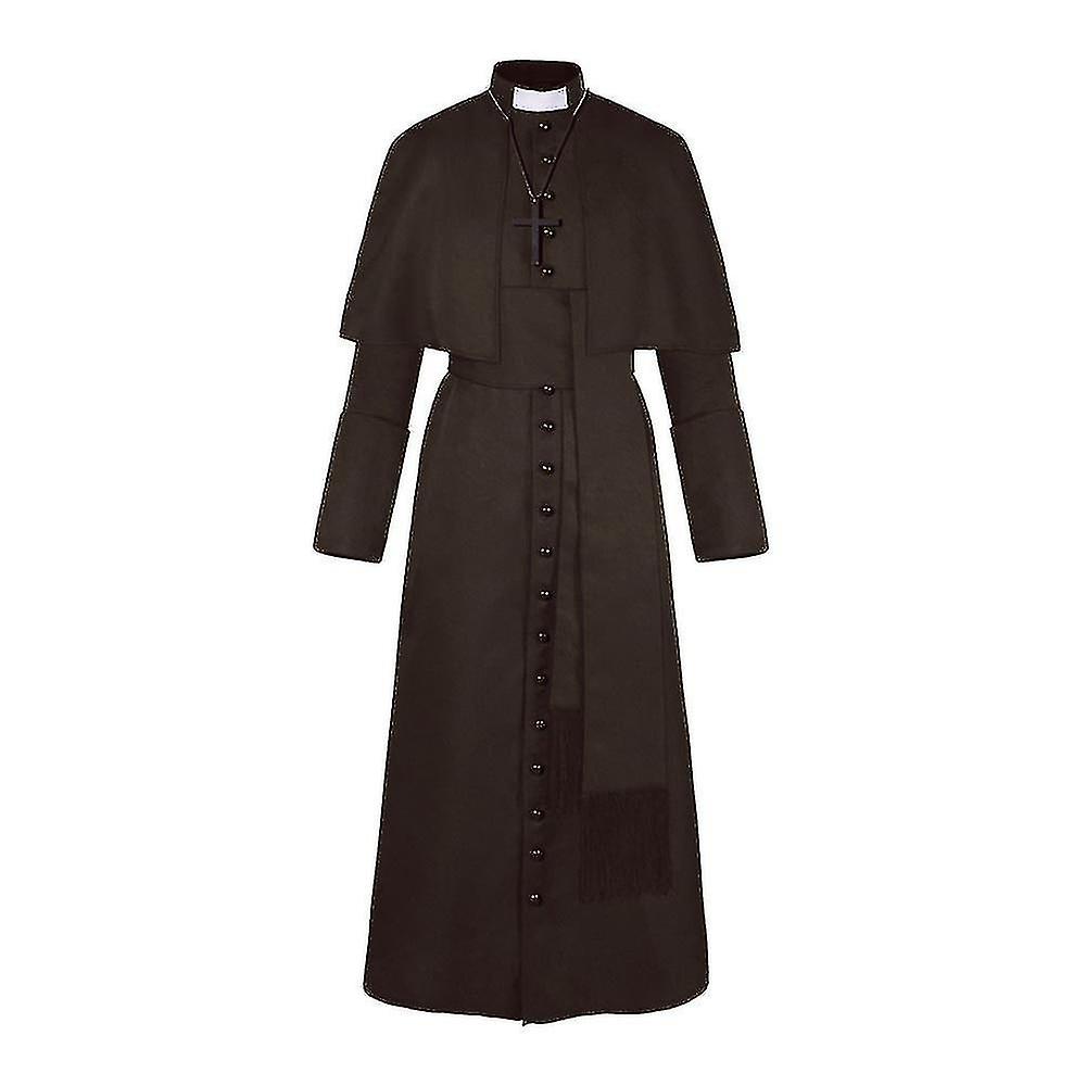 Vampire Pastor Cosplay Costume Masquerade Adults‘ Men‘s Cosplay Halloween