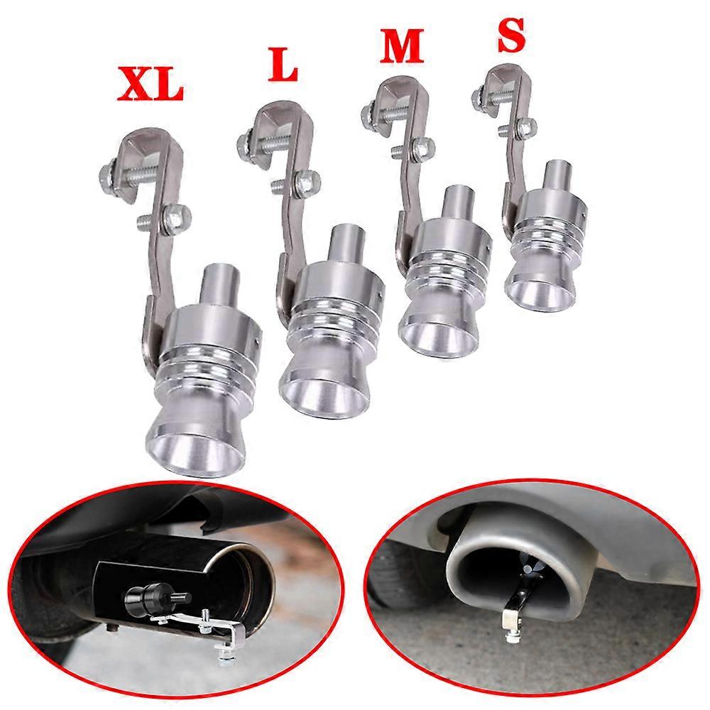 Car Turbo Whistle Universal Aluminum Car Turbo Sound Whistle Muffler Exhaust Pipe Blow-off Valve Simulator