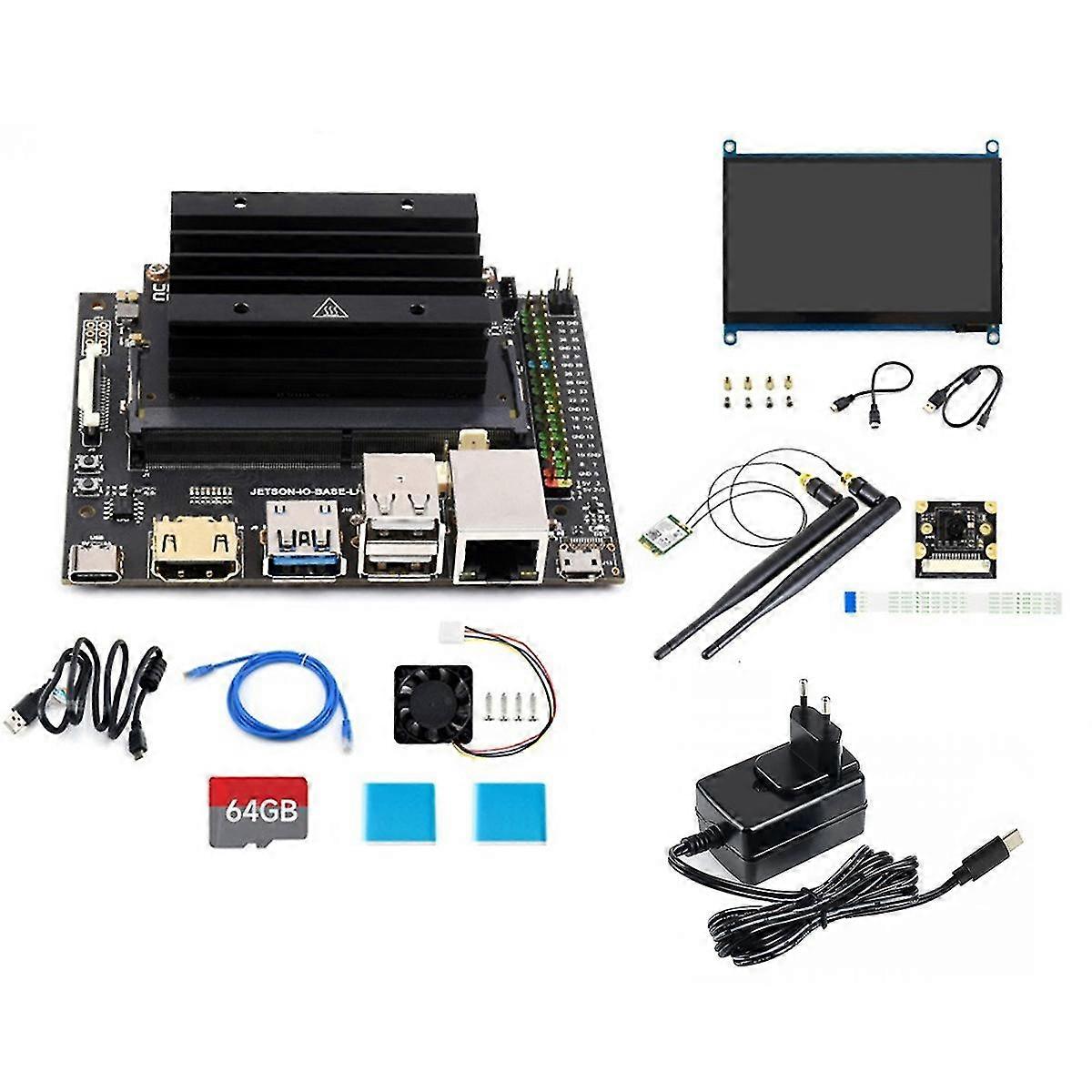 For Nano 4g Lite Dev Kit+core Board+64g Sd Card+cardreader+7inch Display Screen+camera+network Card