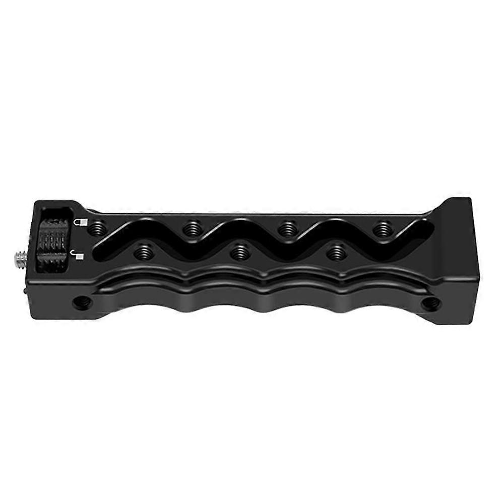 Camera Stabilizer Handle with 1/4 Screw Hole Aluminum Alloy Camera Handle Grip Cold Shoe for DSLR E