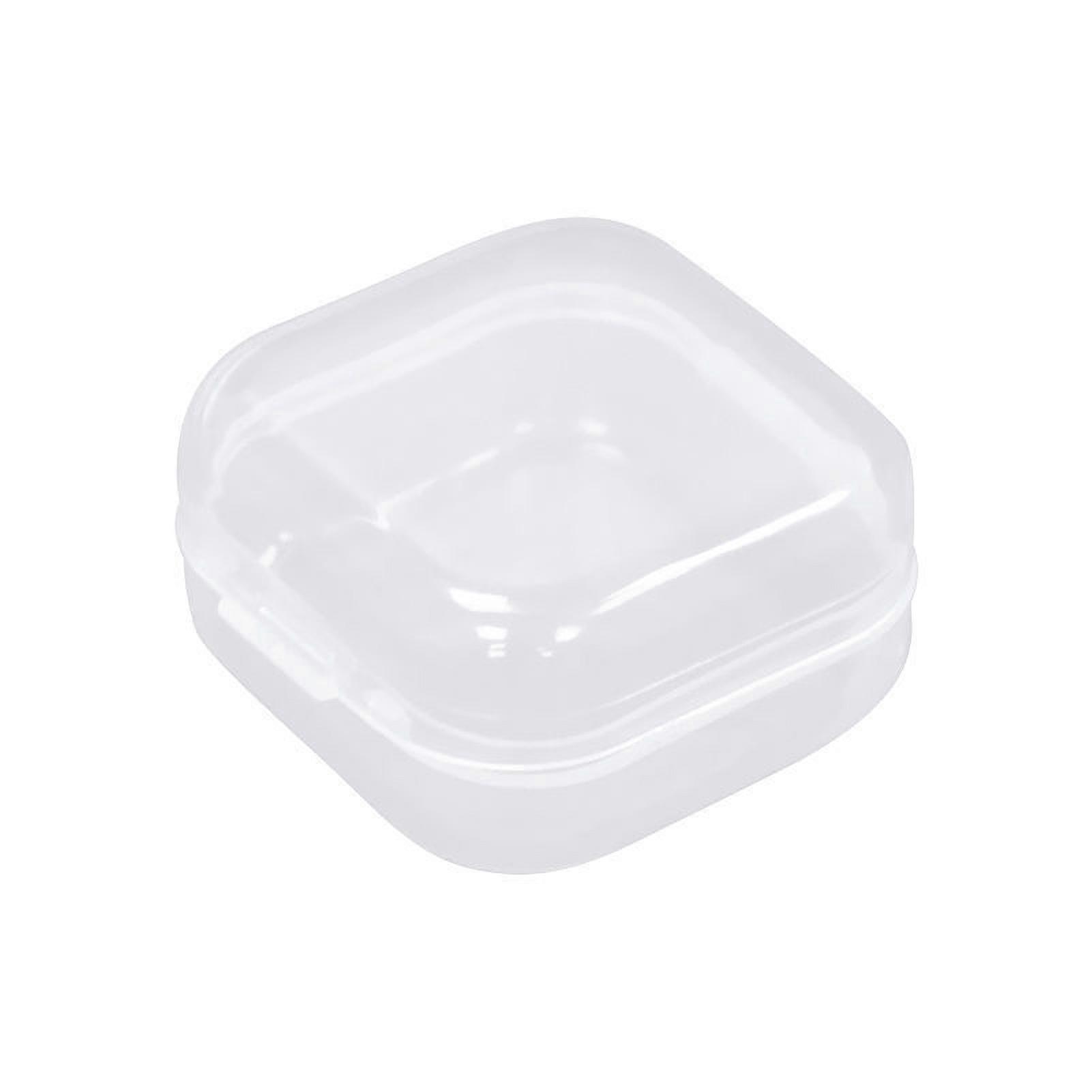 Small Clear Box Transparent Sturdy Durable Pp Glossy Surface Wide Application Bead Box For Jewelry Pills Earplug