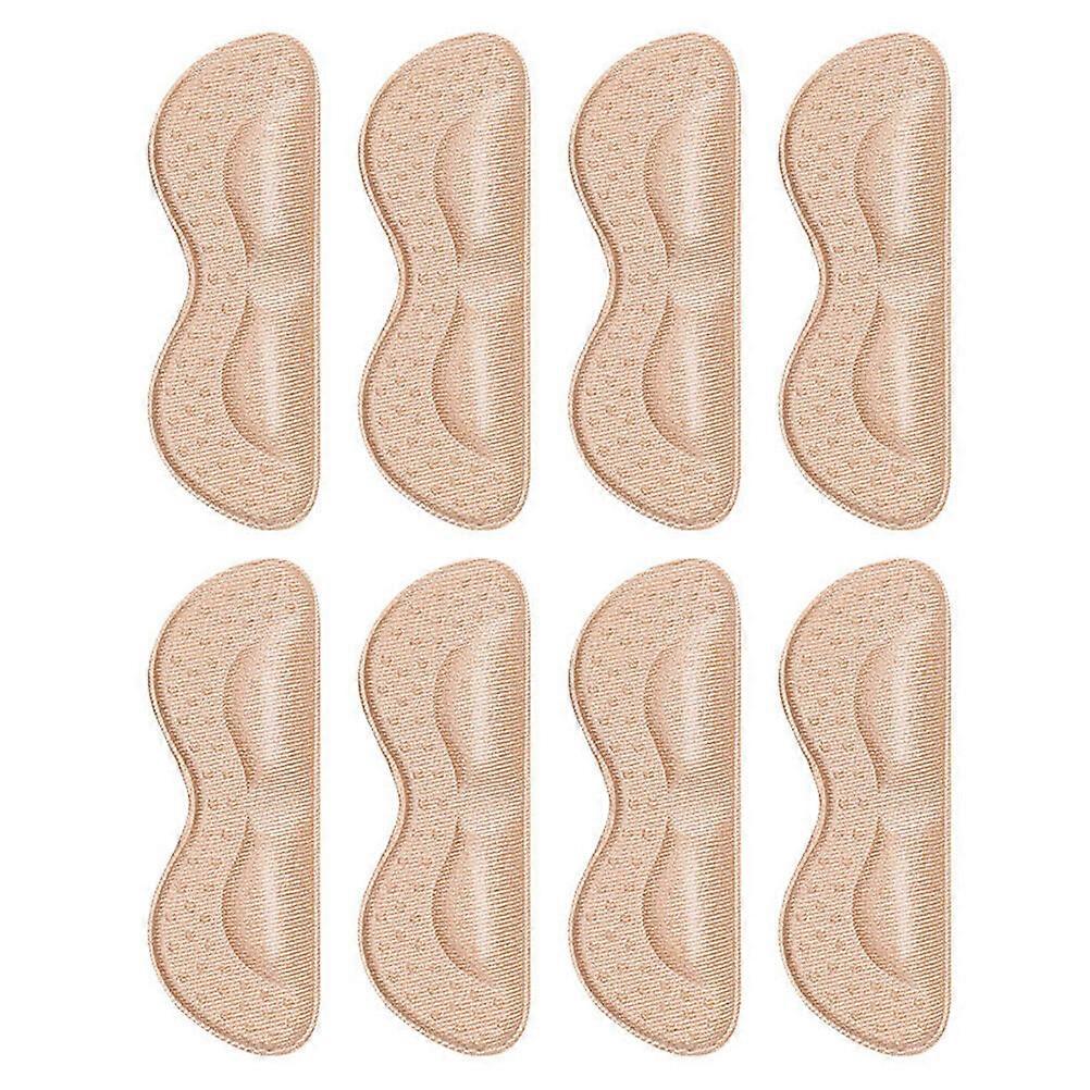 4 Pairs of High Heels Pads Anti-wearing Heel Cushion Protective Heel Pad Apricot