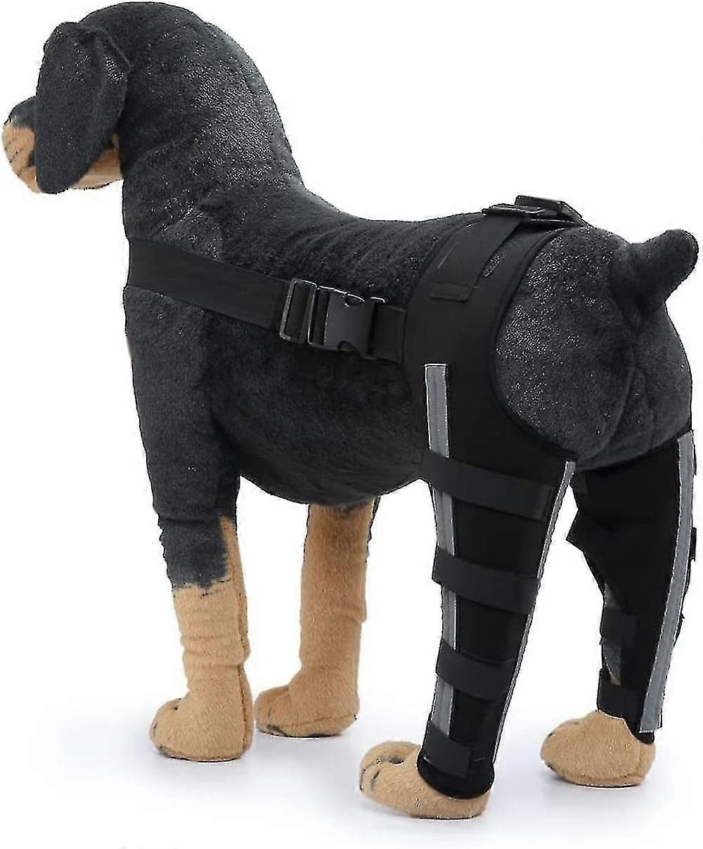 1paire de pattes arrière de chien pour les blessures aux jambes canines guérit, prévient les blessures articulaires et les entorses, bandage articulaire de chien de compagnie