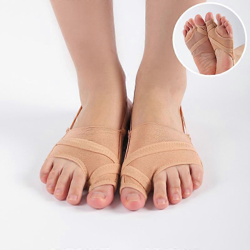 1pair Big Toe Separator Bunion Corrector Hallux Valgus Correction Device Bone Thumb Orthopedic Forefoot Pad Foot Straightener
