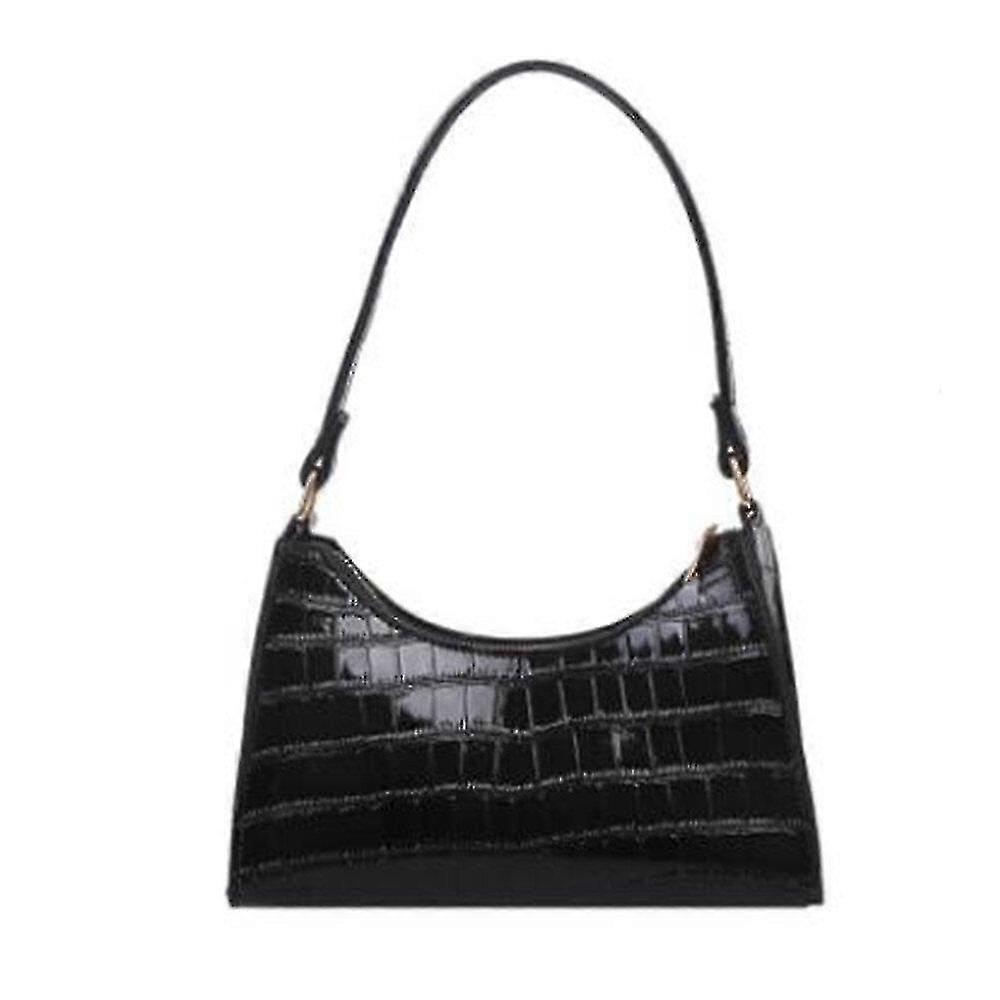 New Fashion Embossed Handbag Temperament Stone Pattern Shoulder Bag