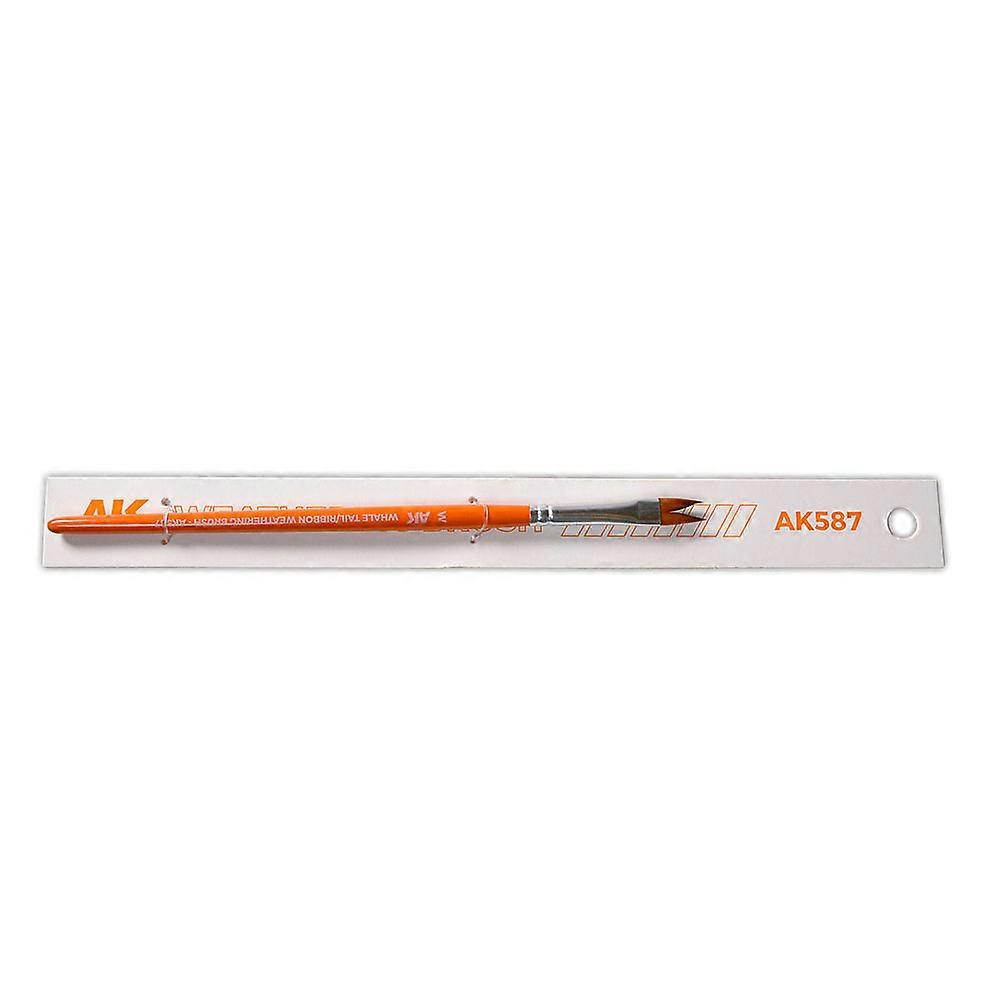 AK Interactive Whale Tail or Ribbon Weathering High Quality Syntheric Brush