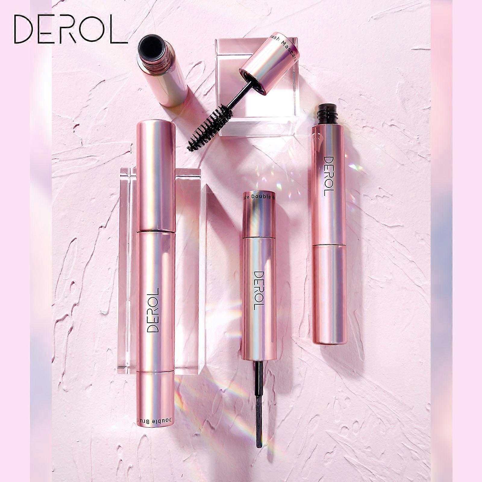 Telescopic Mascara Double-ended Eyelash Styling,And Not Easy To Thick Curling Mascara Curling No Smudging No Makeup