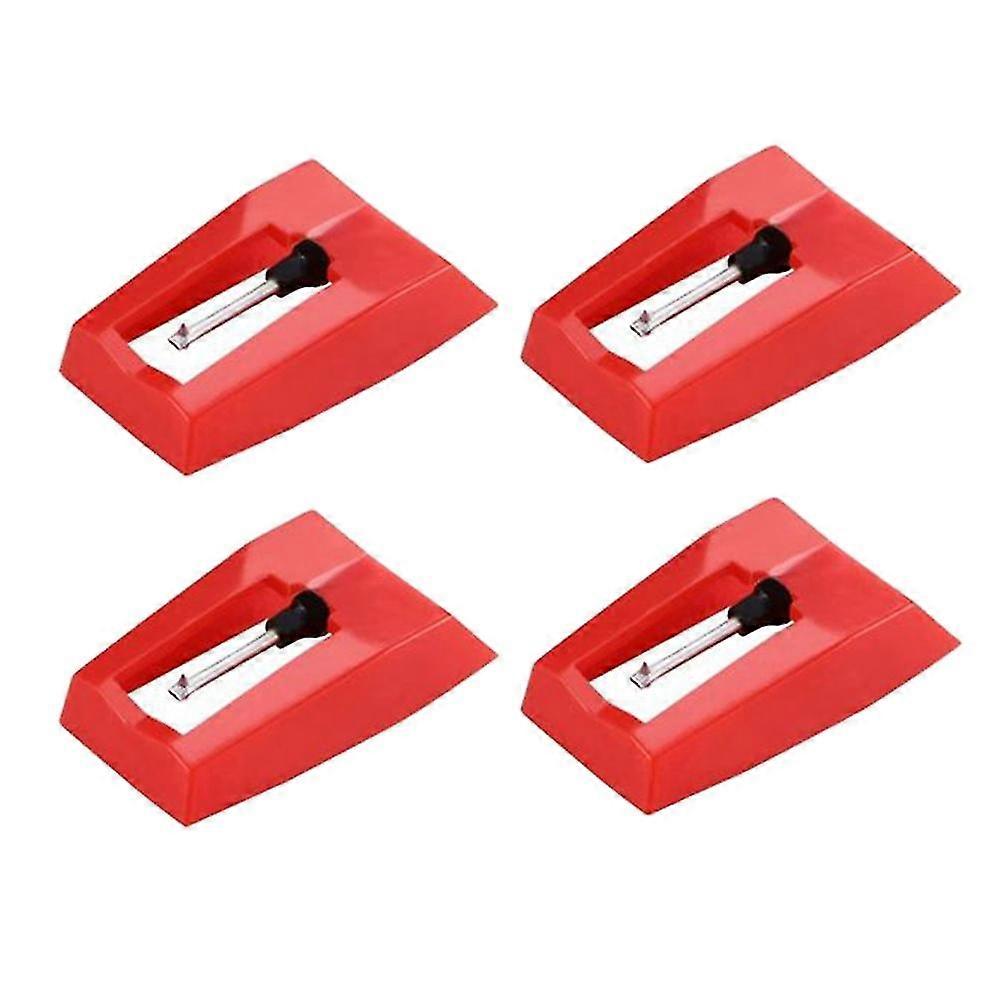 4 Pcs Record Player Needle Turntable Diamond Replacement Stylus Needles for Vinyl Record Player