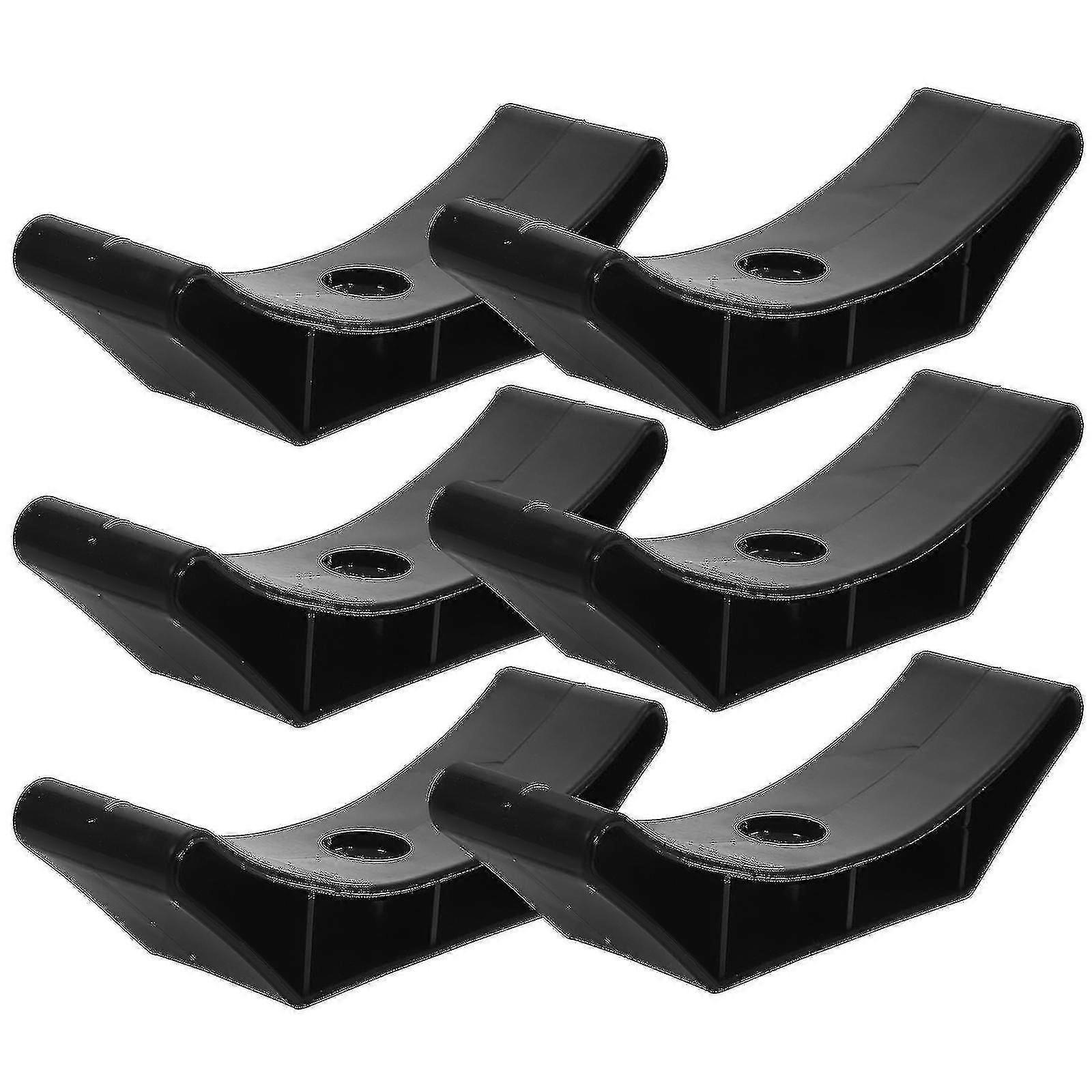 For 6-Pack Plastic Dumbbell Rack - Stable Stand for Gym Use - Compact and Durable Plastic Dumbbell Storage Rack for Home Gyms