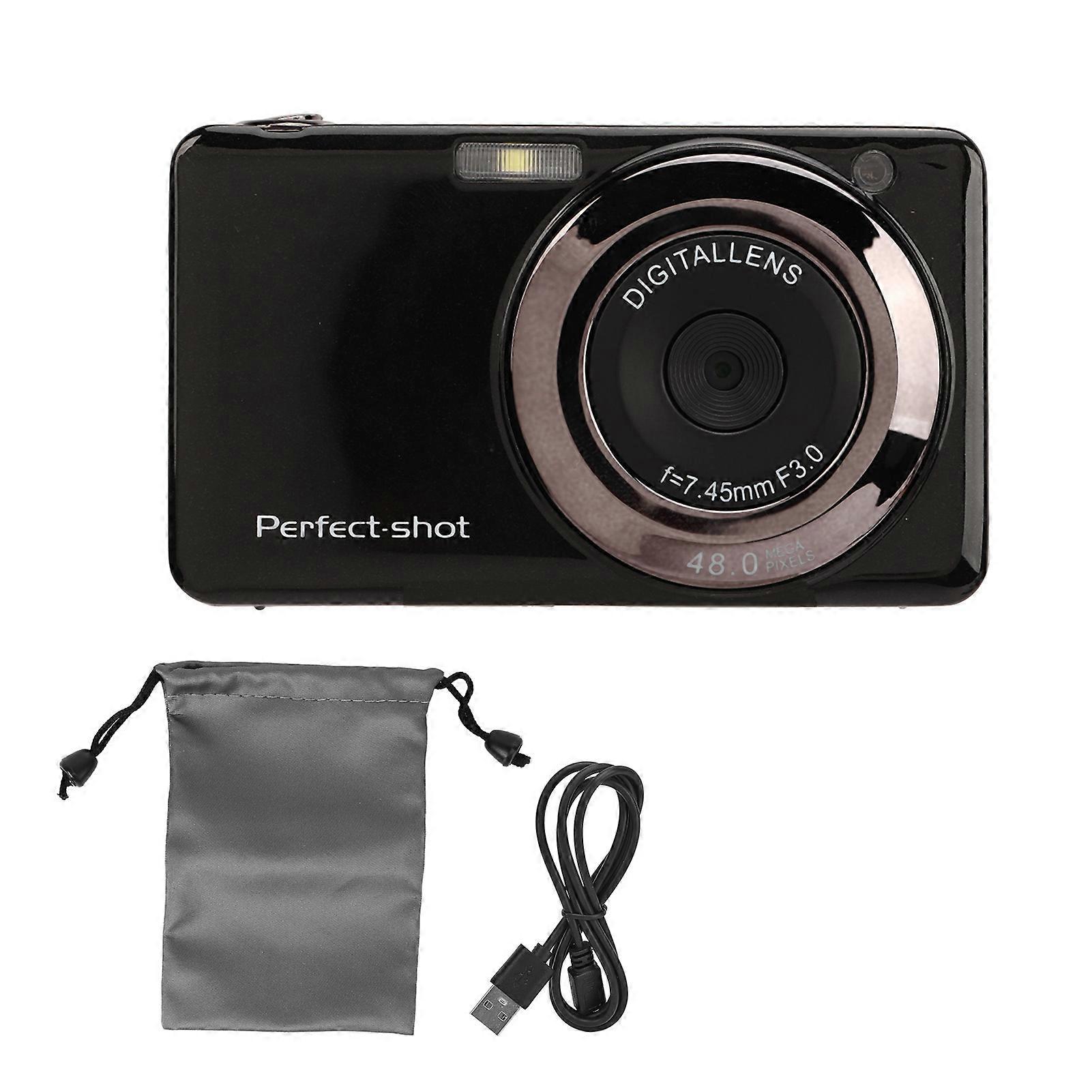 Digital Camera 2.7in 1080p Digital Camera 8x Zoom 48mp Portable Compact Digital Camera For Traveling Camping Party